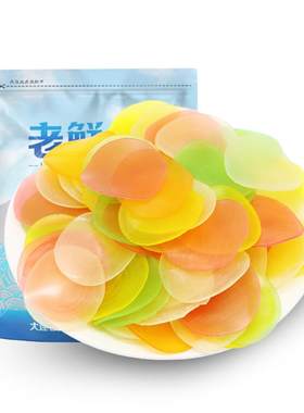 老鲜生酥脆彩色大虾片500g
