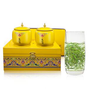 25年新茶苗疆隘口湘西黄金茶保靖明前头采瓷罐礼盒装头采春茶200g