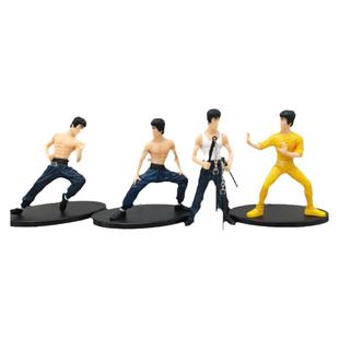 现货 一代宗师中国功夫模型武打明星拼装李小龙公仔摆件 生日礼物