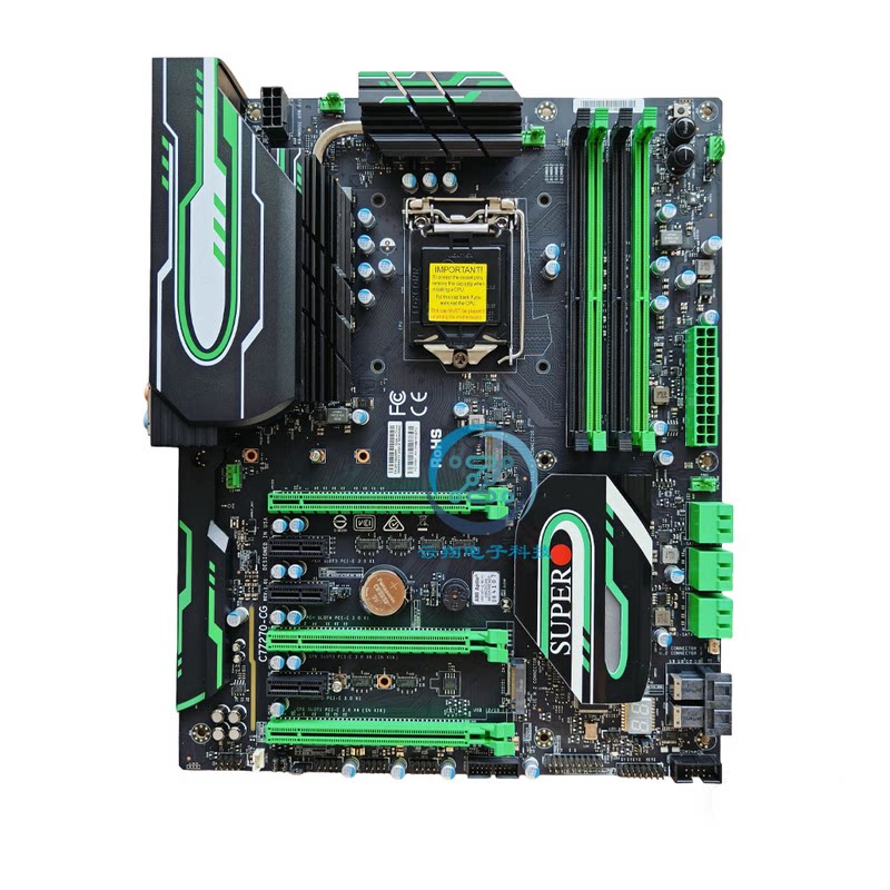 超微主板C7Z270-CG6代7代U全新