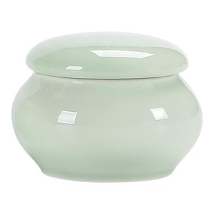 陶瓷迷你小茶叶罐密封罐古风胭脂盒茶叶分装盒香粉盒面霜药丸分装