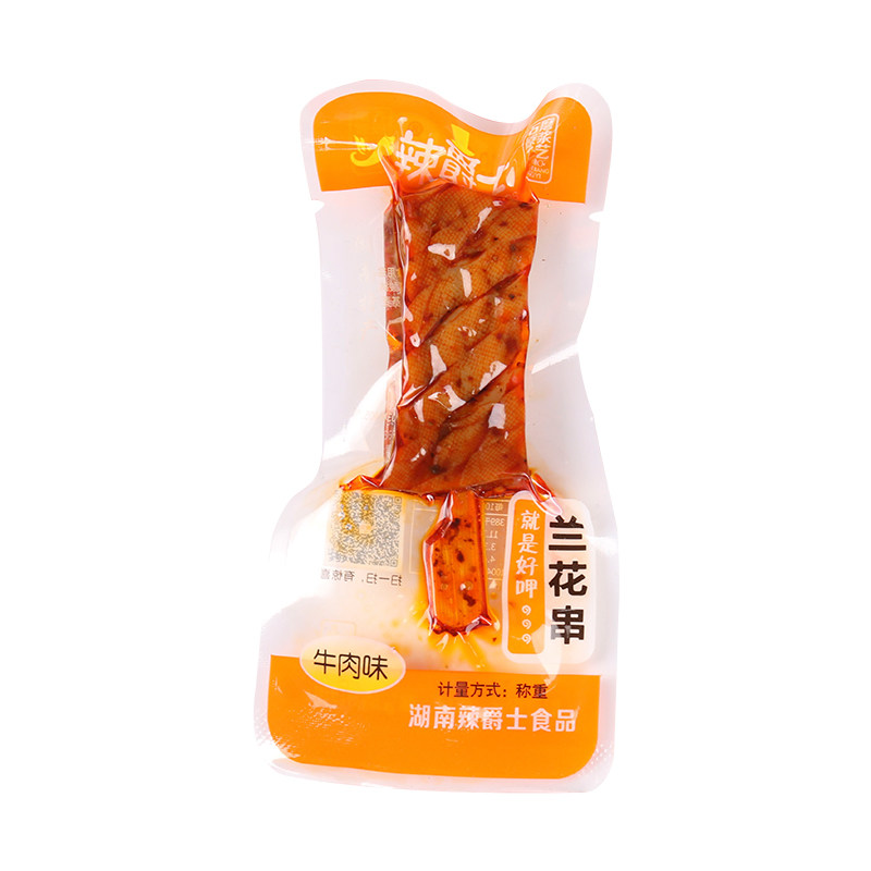 湖南风味香辣豆干兰花串休闲零食