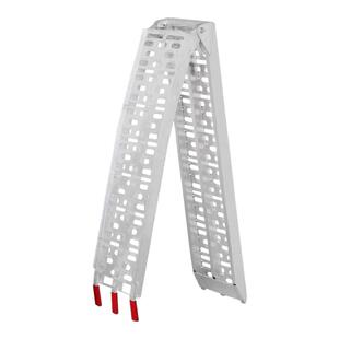 摩托车铝合金拖车装车坡道板折叠爬梯台阶上车跳板斜坡板钓台搭桥