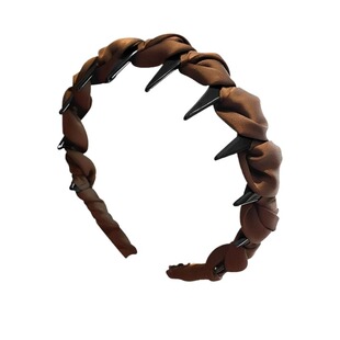 黑色波浪带齿防滑发箍女款高级感日常外戴洗脸压发头箍高颅顶发卡