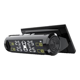 汽车胎压监测器内外置轮胎气压侦测器太阳能无线贴玻璃隐藏式TPMS