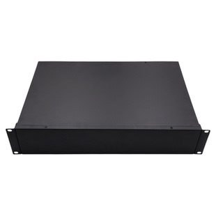 2u工控机箱外壳300深服务器机箱外壳厚铁壳机箱面板散热机壳2u350