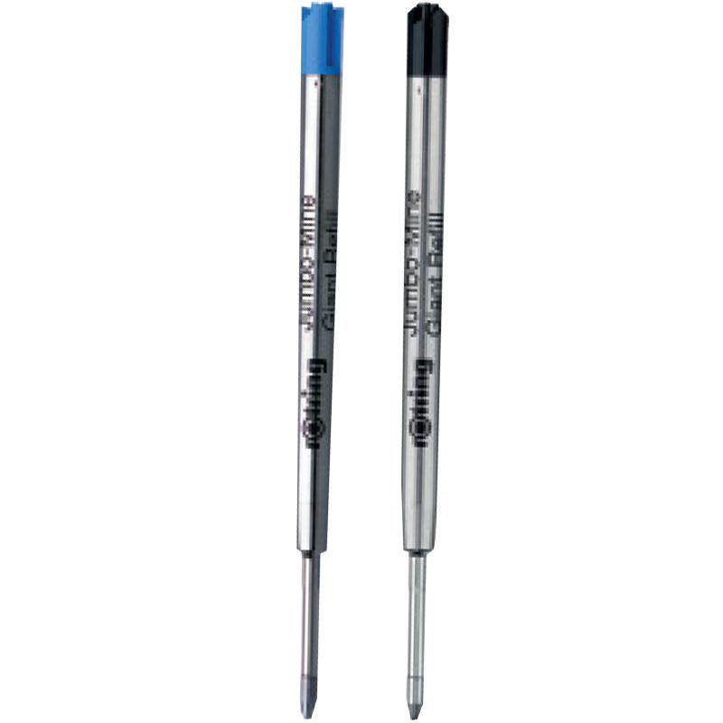 德国Rotring红环圆珠笔芯1.0mm原子笔替换芯蓝色黑色通用金属笔芯【适用600、800、rapid pro原子笔中