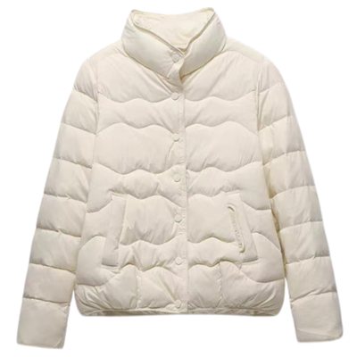 白鸭绒轻薄羽绒服短款外套
