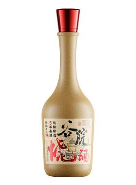 谷小酒纯粮川派烧酒5年基酒500ml