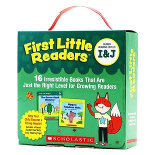 I and J小读者分级阅读绘本 英文原版 First Little Readers: Guided Reading Levels 学乐出品16本盒装儿童少儿英语启蒙故事4-8岁