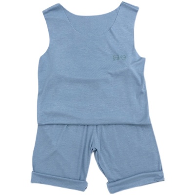 背心套装冰丝棉无袖大童夏季