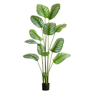 高端轻奢仿真绿植苹果竹芋北欧室内客厅落地装饰沙发旅人蕉摆件