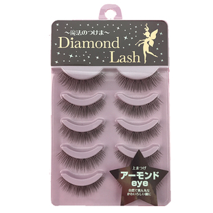 棕色假睫毛女日本Diamond lash焦糖咖啡色超自然仿真浓密眼尾加长