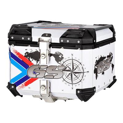 摩托车铝合金尾箱铃木uy125电动电瓶车后备箱gsx250通用大号HR150