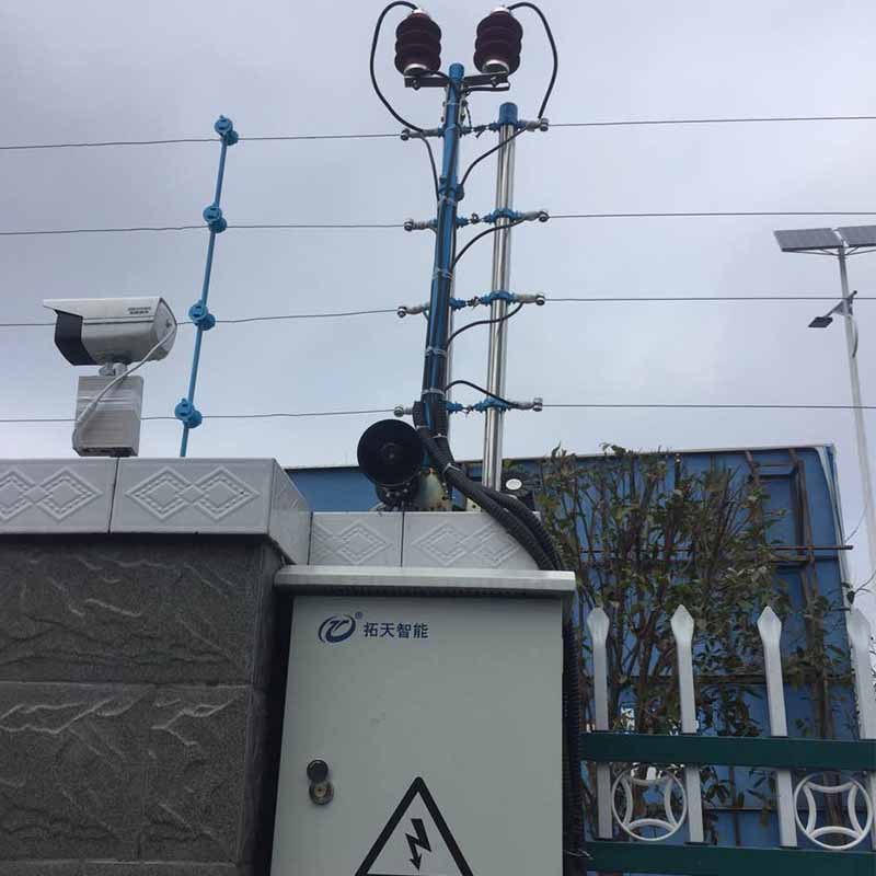 电子围栏系统全套工厂学校周界高压脉冲防盗报警电网系统小区