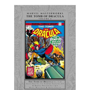 【预售】漫威漫画 漫威大师作品：德古拉之墓卷4 MARVEL MASTERWORKS: THE TOMB OF DRACULA VOL.4 英文漫画书原版进口图书美漫