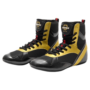 高帮拳击鞋专业散打搏击格斗泰拳训练靴摔跤鞋子儿童男女款运动