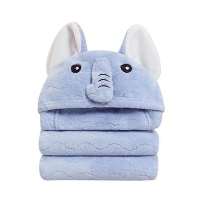 三利儿童斗篷式浴袍浴巾萌宠系列