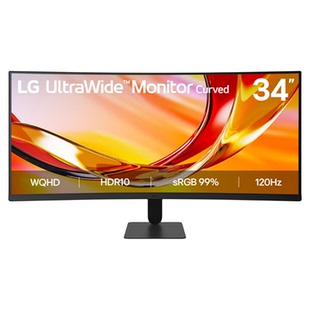 LG 34U601B曲面带鱼屏英寸准4K超清120hz高刷办公设计显示器屏幕