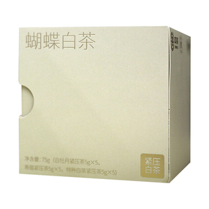 中粮中茶蝴蝶牌白茶特种白牡丹老寿眉茶