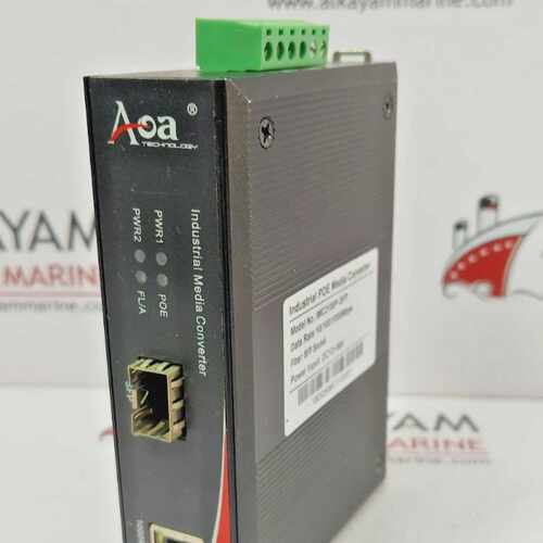AOA TECHNOLOGY IMC3100P-SFP INDUSTRIAL POE MEDIA CONVERTER (