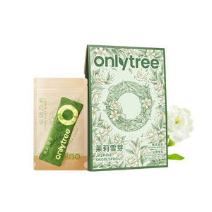 onlytree茉莉雪芽绿茶奶茶0添加蔗糖0反式袋装奶茶粉固体冲泡饮料