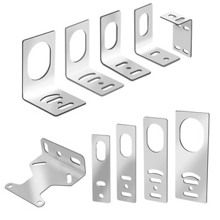 一字L型M8M12M18M30接近开关安装支架E3JK光电E3Z传感器固定底座