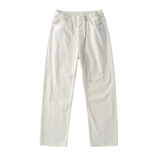 STC风格滑手美式宽松直筒运动休闲街头嘻哈男女纯色学生滑板长裤