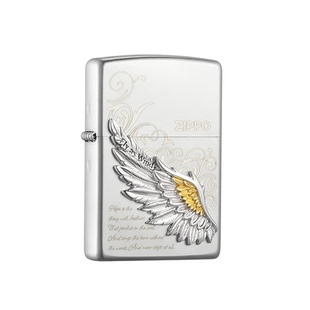 ZIPPO官方旗舰店之宝正品狂热羽翼防风煤油打火机生日父亲节礼物