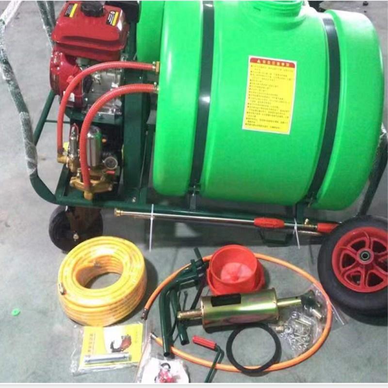 自带大容量水箱推车式电动打药车大容量电瓶养殖场专用