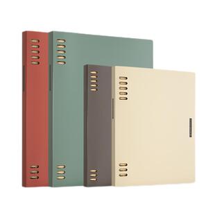 日本Kokuyo国誉一米新纯活页本B5高颜值大容量简约笔记本学生用作业本A5不硌手线圈可拆卸记事本子