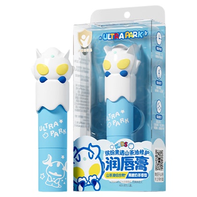 青蛙王子奥特曼联名IP润唇膏奶茶味滋润武夷山山茶油植萃修护唇膏