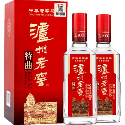 泸州老窖52度国产白酒375ml×2瓶