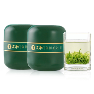 春茶上市文新信阳毛尖绿茶茶叶2026新茶明前特级嫩芽叶50g*2罐