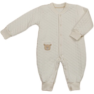 英国natures purest新生的儿连体衣婴儿薄夹棉哈衣爬爬服男女宝宝