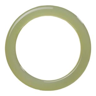 金玉良缘和田玉镯【冰葡萄】晴水正圈清透玉饰高冰天然青白玉手镯