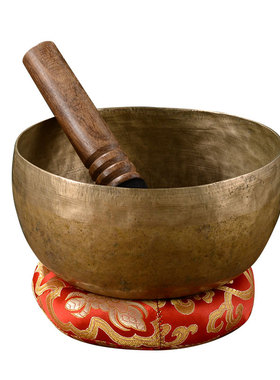 藏村尼泊尔手工颂钵做旧老钵铜钵