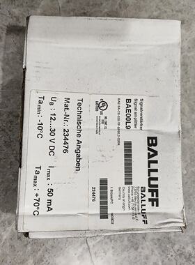 全新BALLUFF巴鲁夫传感器 BAE00L9  原装正品库议价
