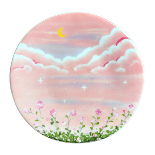 SHˇ艺术感咖啡杯韩风陶瓷杯碟套装粉色下午茶点心盘女士个人专用