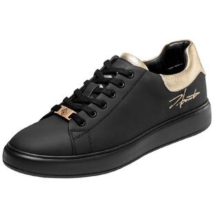 宾度男鞋春夏季高端男士休闲皮鞋男时尚百搭板鞋青年小黑鞋通勤鞋