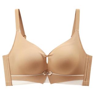 无磁75A少女内衣女无痕无钢圈小胸聚拢防下垂调整型薄厚款文胸罩