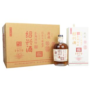 古越龙山绍兴花雕酒鉴湖酒坊十年陈黄酒680mlx6瓶装整箱糯米老酒