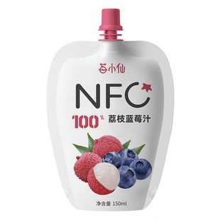 【年货礼盒】莓小仙100%NFC果汁荔枝蓝莓汁不添加防腐剂纯果汁