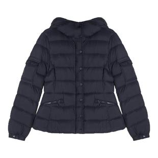 贰羊设计【若渝】修身短款连帽90白鸭绒羽绒服女通勤收腰新款外套