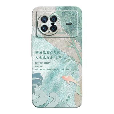温暖寄语适用vivoxnote手机壳vivo x note新款硅胶保护套vivixnote全包防摔vivonote油画xnote男女小清新艺术