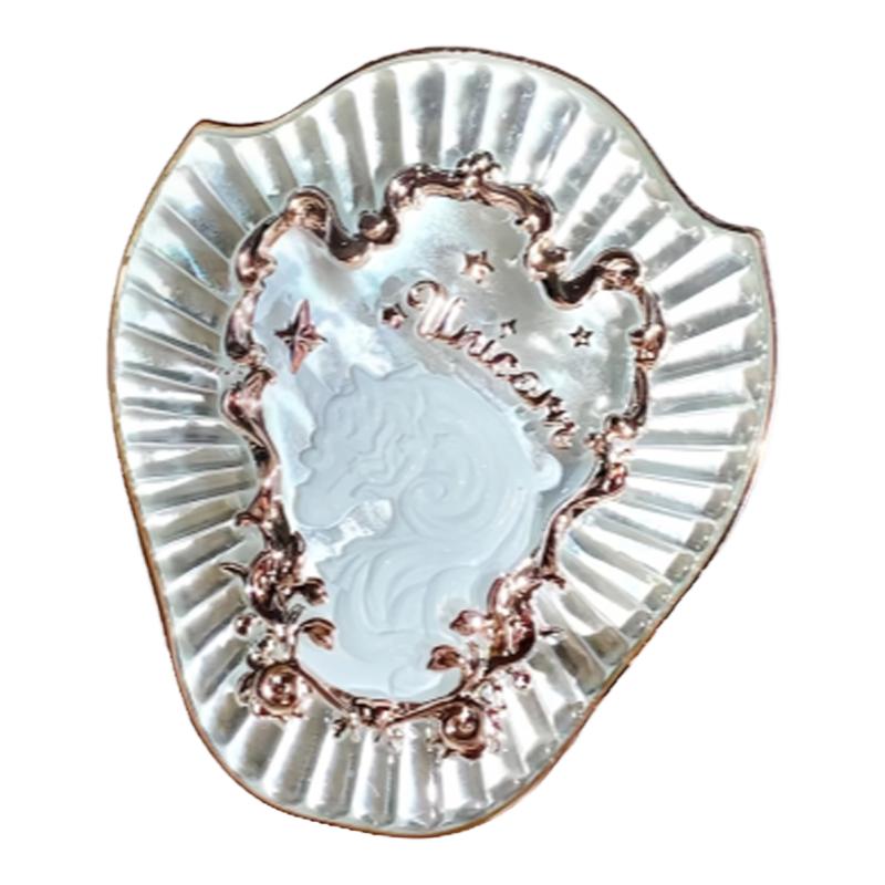 花知晓腮红01雪霜珍珠独角兽自然高光修容甜心小熊新品款邦尼花园