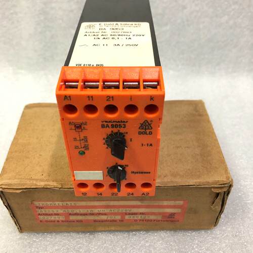 溢价-DOLD 多德安全继电器BA9053 AC220V 货号00