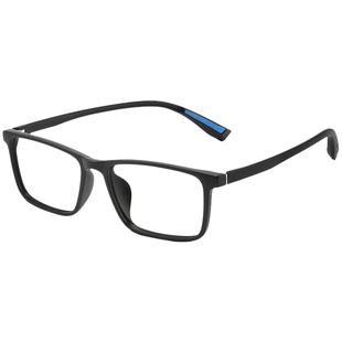 磨砂黑超轻TR90近视眼镜框男款可配度数散光大脸防蓝光丹阳眼睛架