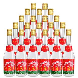 陕西西凤酒45度375瓶装七两半绵柔凤香型白酒整箱375ml粮食酒水
