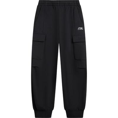 李宁儿童男女同款休闲卫裤童装